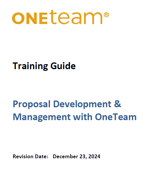 Proposal Training Guide Thumbnail